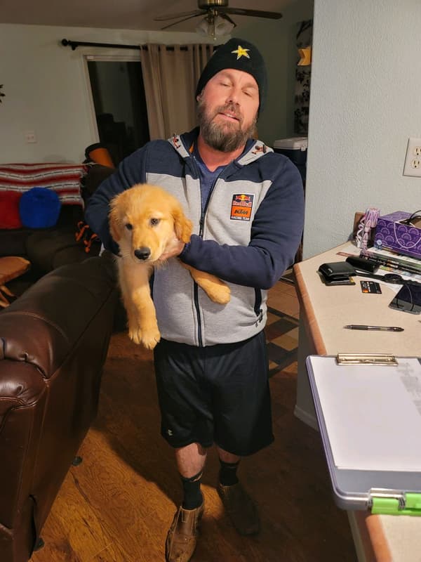 Customer photo of Golden Retriever puppy from Daniel F.