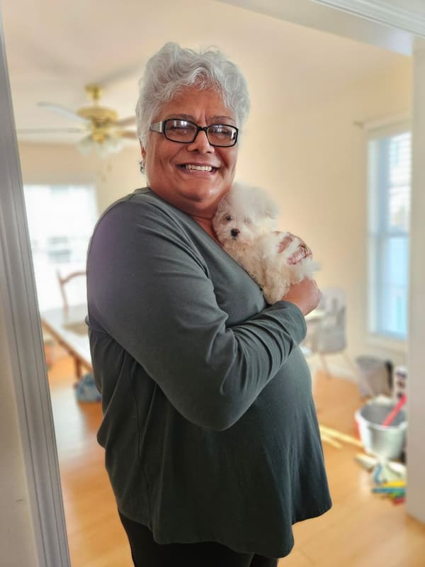 Customer photo of Maltese puppy from Carmen T.