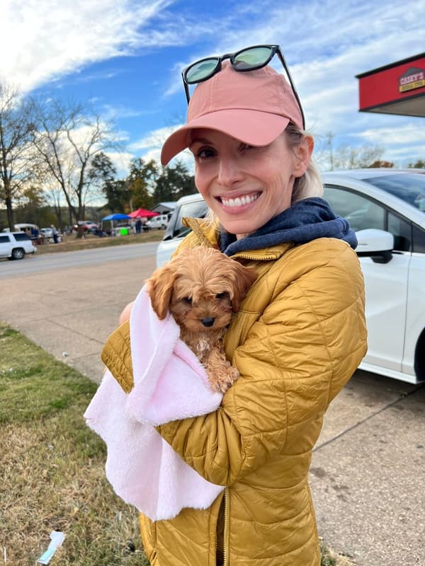 Customer photo of Cavapoo puppy from Caroline F.