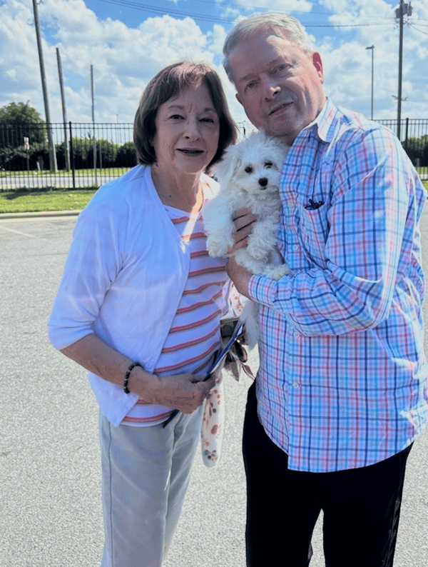 Customer photo of Bichon Frise puppy from Linda M.