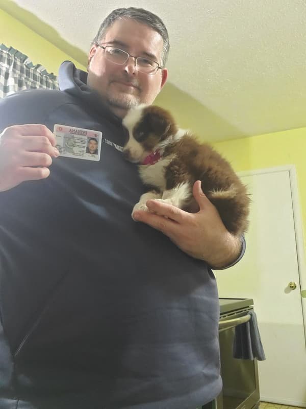 Customer photo of Australian Shepherd puppy from Jason B.