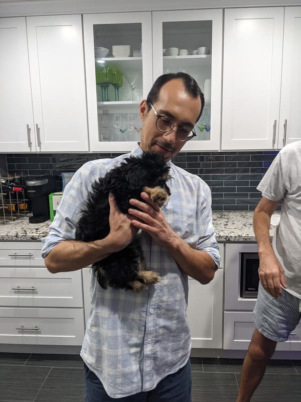 Customer photo of Aussiedoodle puppy from Chip S.