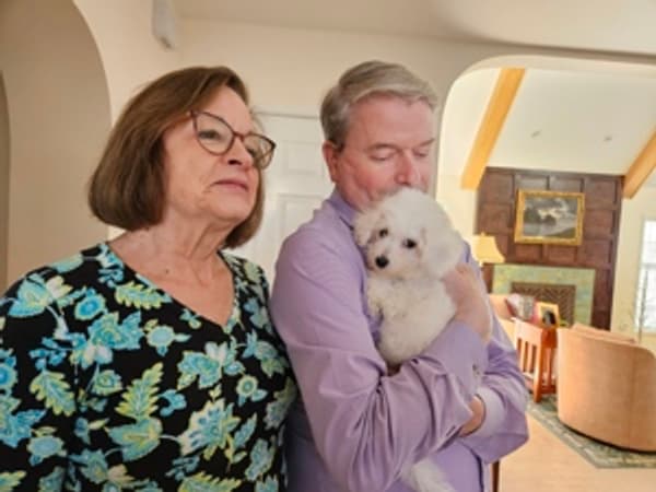 Customer photo of Bichon Frise puppy from Linda M.