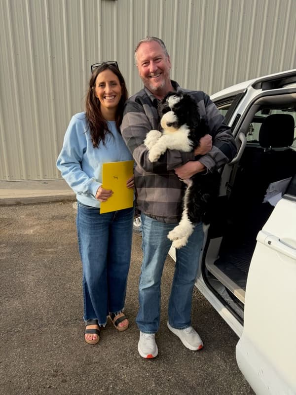 Customer photo of Sheepadoodle puppy from Rick W.