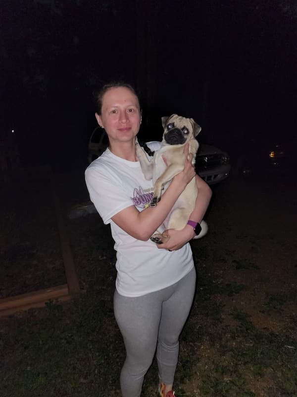 Customer photo of Pug puppy from Ionela H.