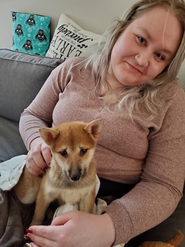 Customer photo of Shiba Inu puppy from Bailee J.