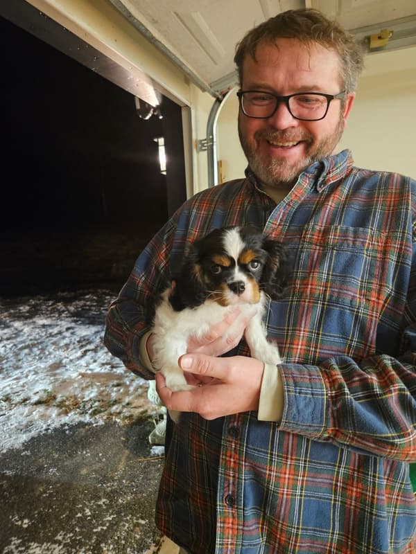 Customer photo of Cavalier King Charles Spaniel puppy from Derrick B.