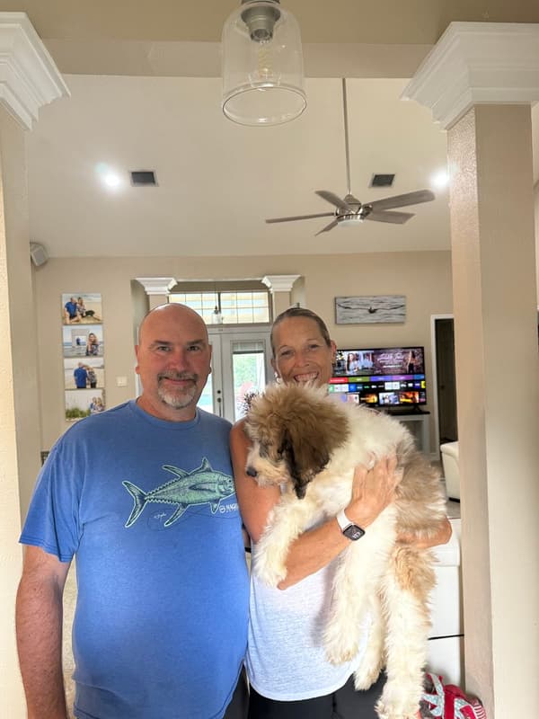 Customer photo of Saint Berdoodle - St. Berdoodle puppy from Trevor R.