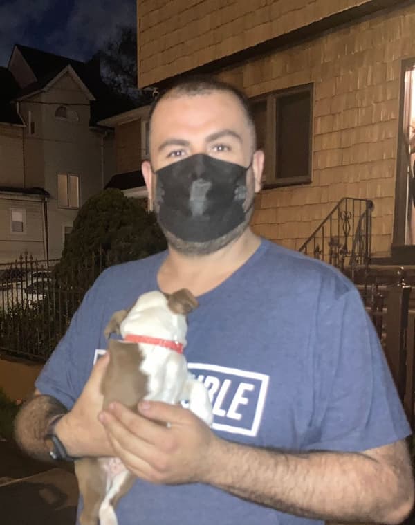 Customer photo of Boston Terrier puppy from Jorge A.