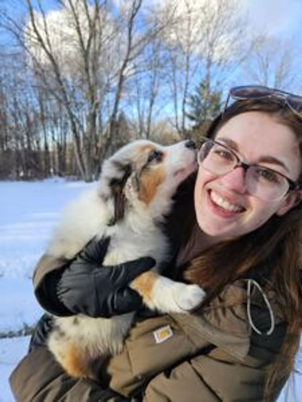 Customer photo of Australian Shepherd puppy from Gabrielle G.