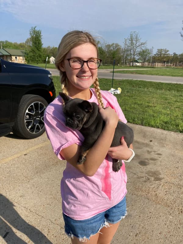 Customer photo of French Bulldog puppy from Stephanie S.