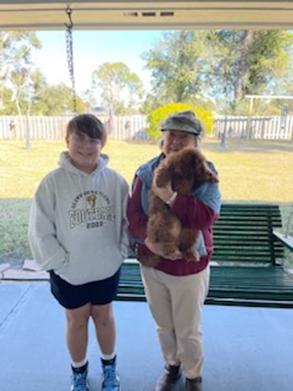 Customer photo of Goldendoodle, Mini puppy from Davie D.