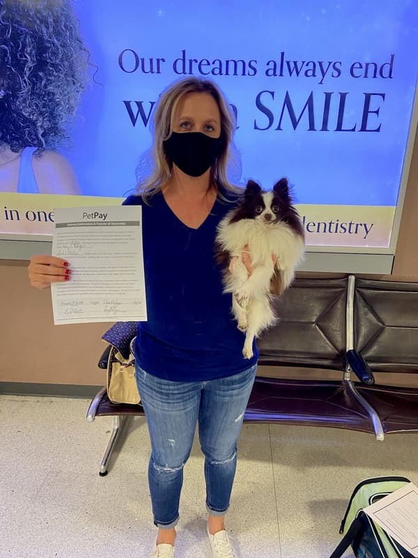 Customer photo of Pomeranian puppy from Krystal P.