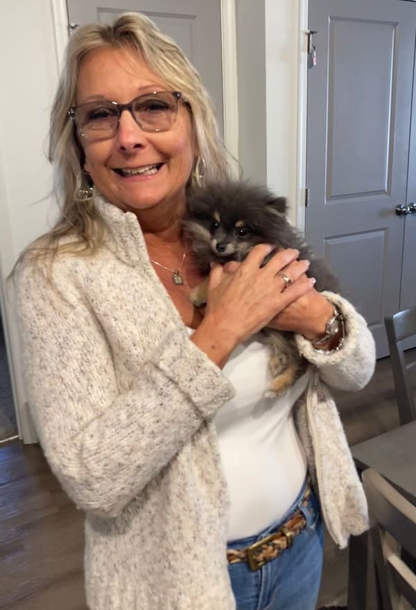 Customer photo of Pomeranian puppy from Stefanie R.