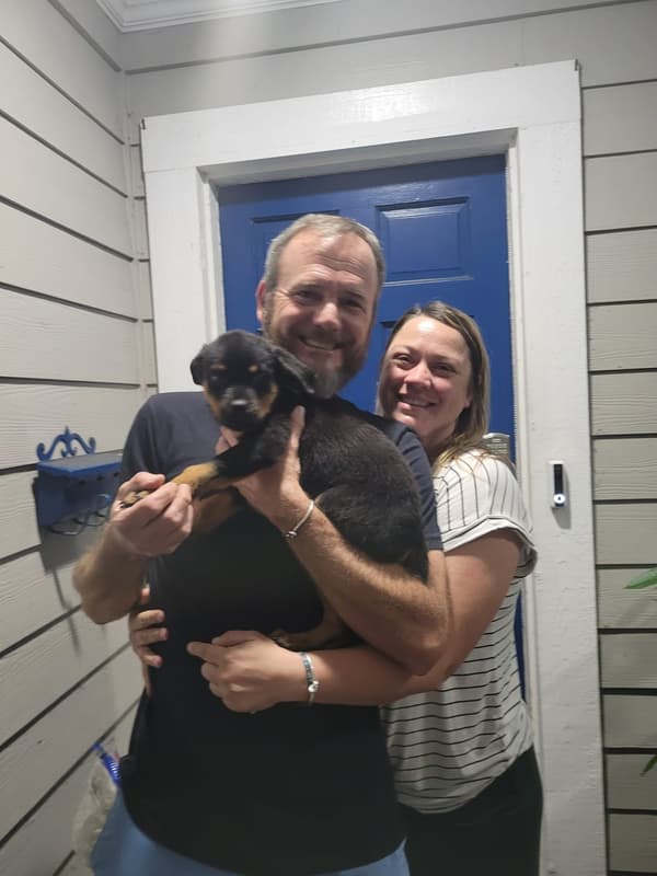 Customer photo of Rottweiler puppy from Emily N.