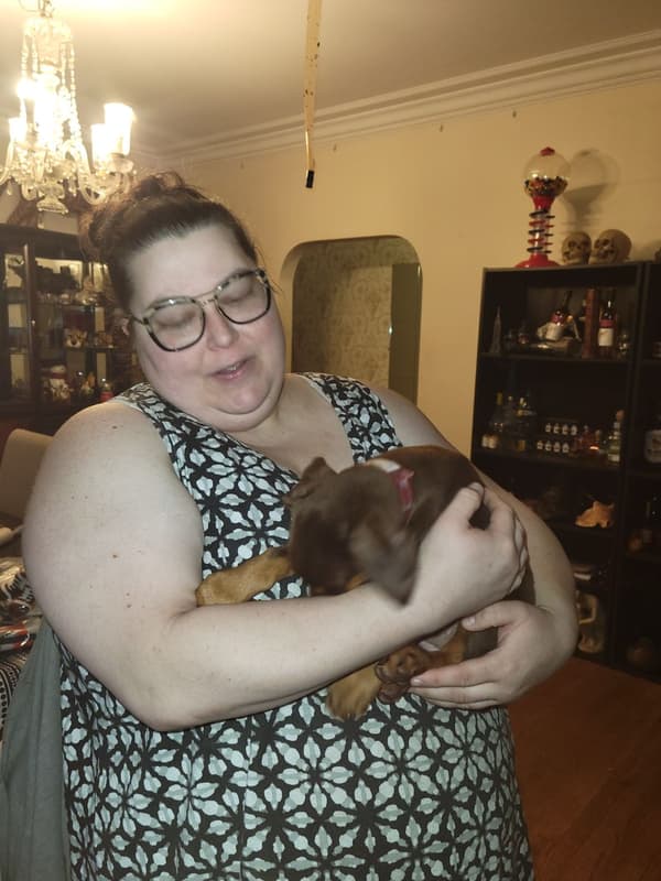 Customer photo of Doberman Pinscher puppy from Crystal M.