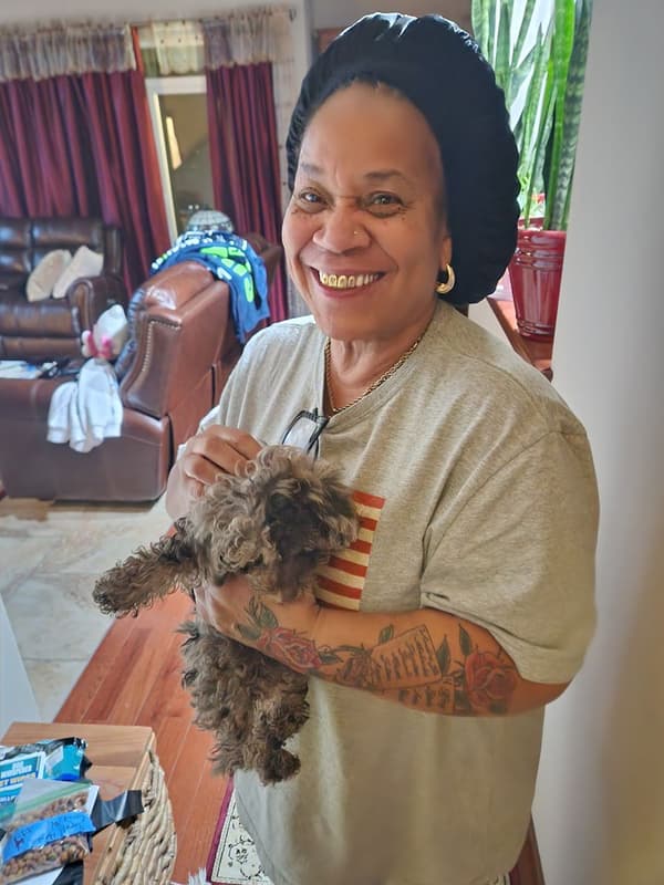 Customer photo of Bichon Frise puppy from Charleen B.