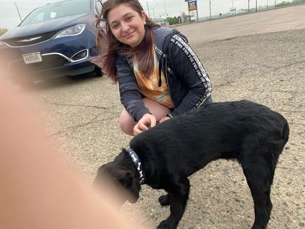 Customer photo of Aussiedor puppy from Desiree D.