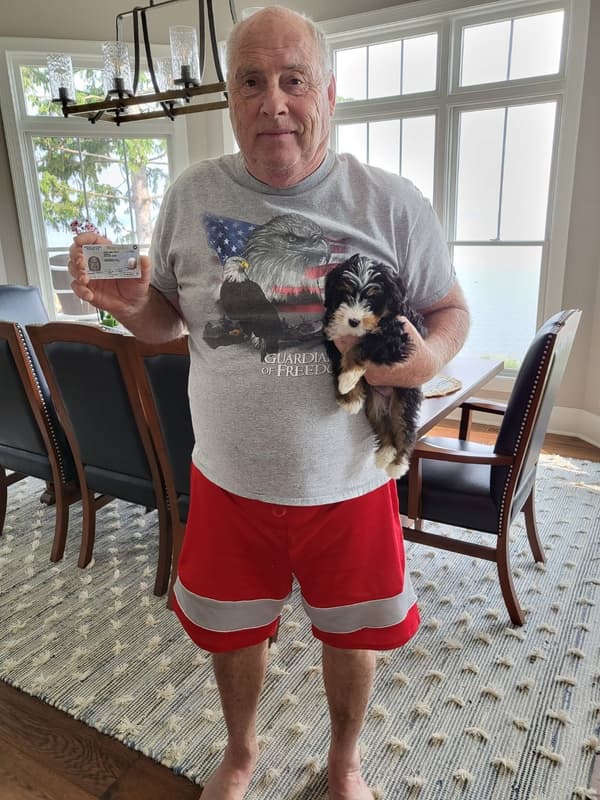 Customer photo of Bernedoodle, Mini puppy from Bill W.