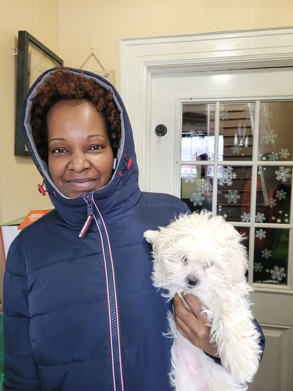 Customer photo of Shichon puppy from Angela S.