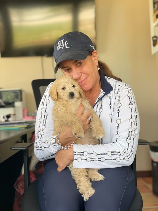Customer photo of Labradoodle puppy from Michelle D.