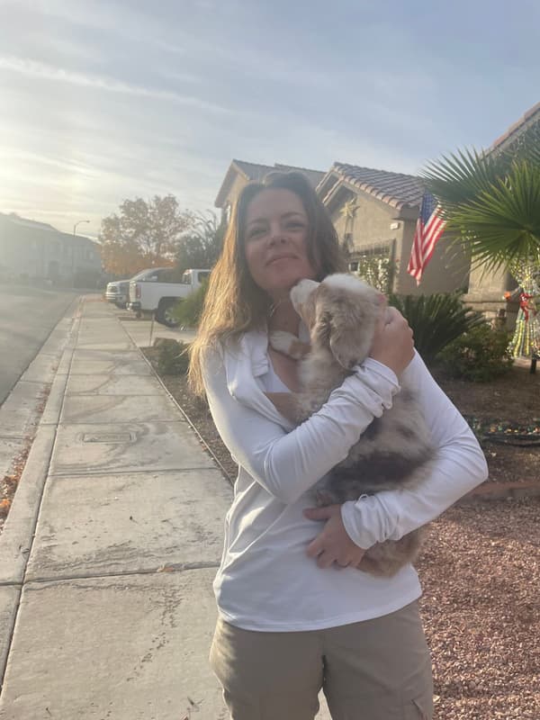 Customer photo of Australian Shepherd puppy from Michelle M.