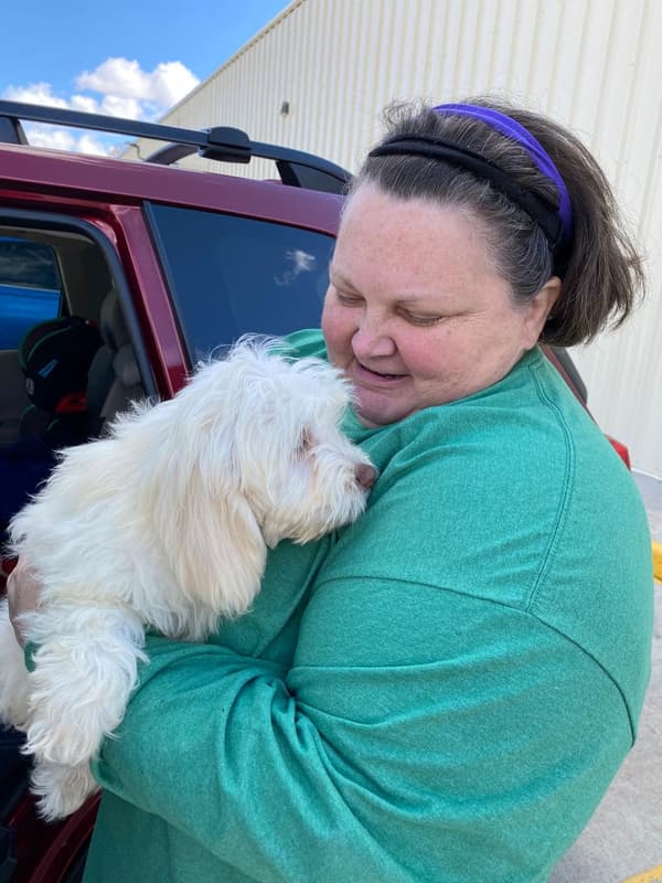 Customer photo of Cockapoo puppy from Cathy J.