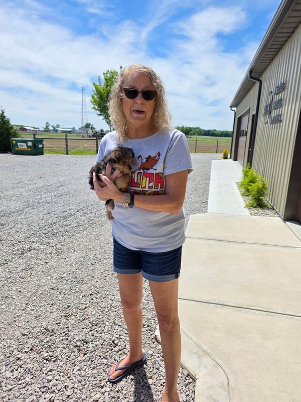 Customer photo of Yorkiepoo - Yorkie Poo puppy from Melanie L.