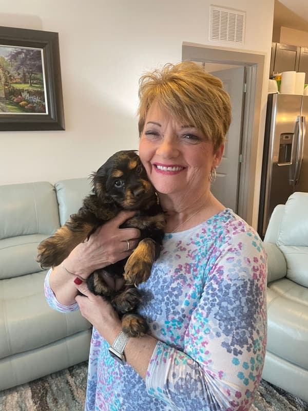 Customer photo of Cocker Spaniel puppy from Sharon S.