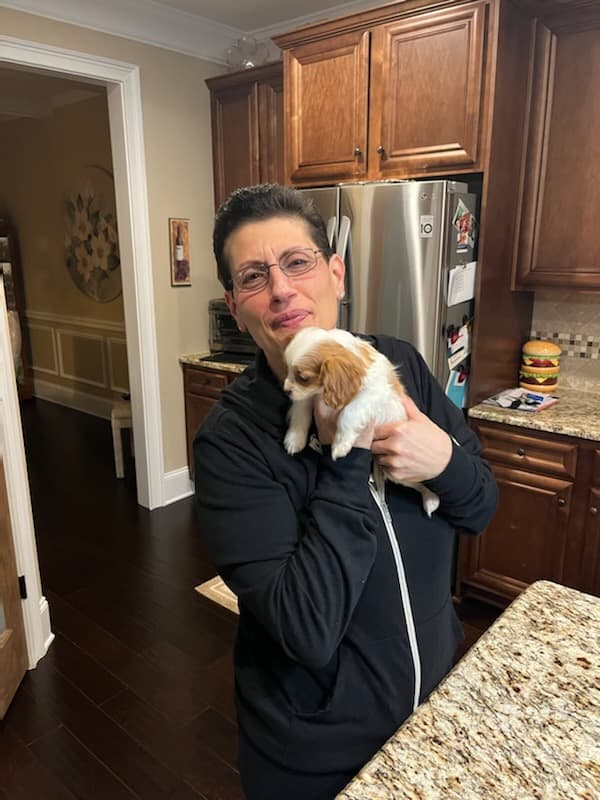 Customer photo of Cavapoo puppy from Diane S.