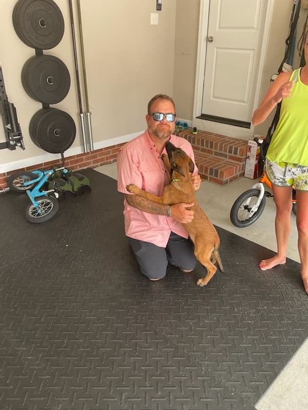 Customer photo of Belgian Malinois puppy from Tera W.