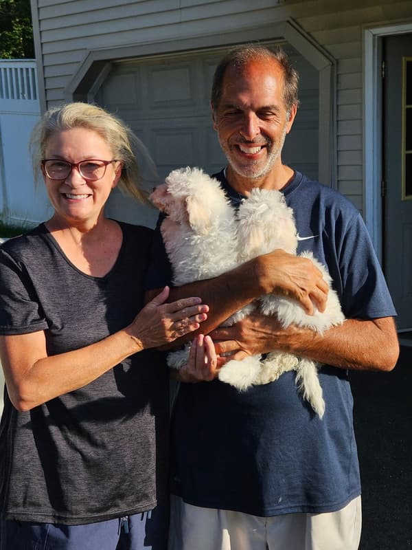 Customer photo of Bichon Frise puppy from Stacy M.