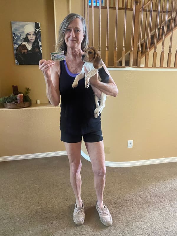 Customer photo of Beagle puppy from Barbara P.