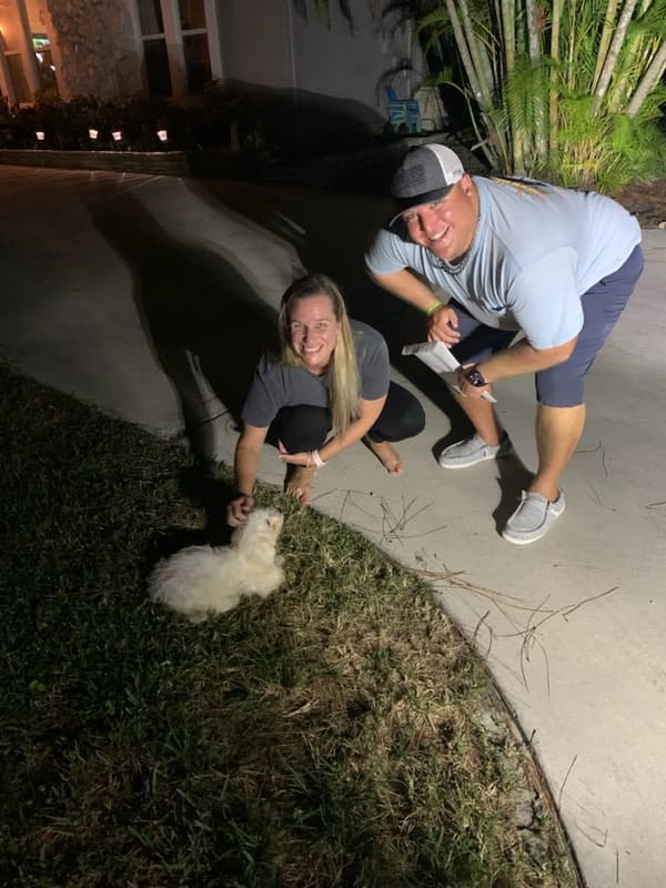 Customer photo of Bichon Frise puppy from Chris K.