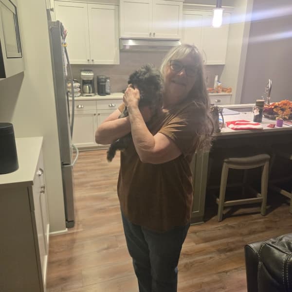 Customer photo of Schnoodle puppy from Debbie A.