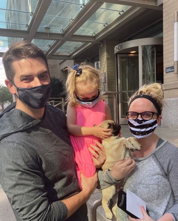 Customer photo of Pug puppy from Michelle T.