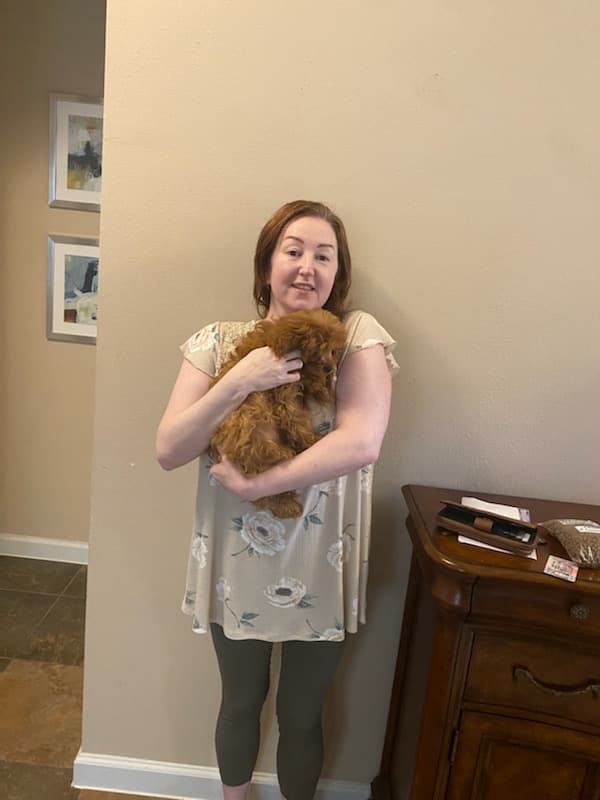 Customer photo of Cavapoo puppy from Jenna B.