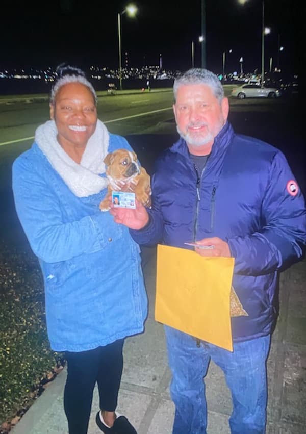 Customer photo of English Bulldog puppy from Bob & Barbara C.