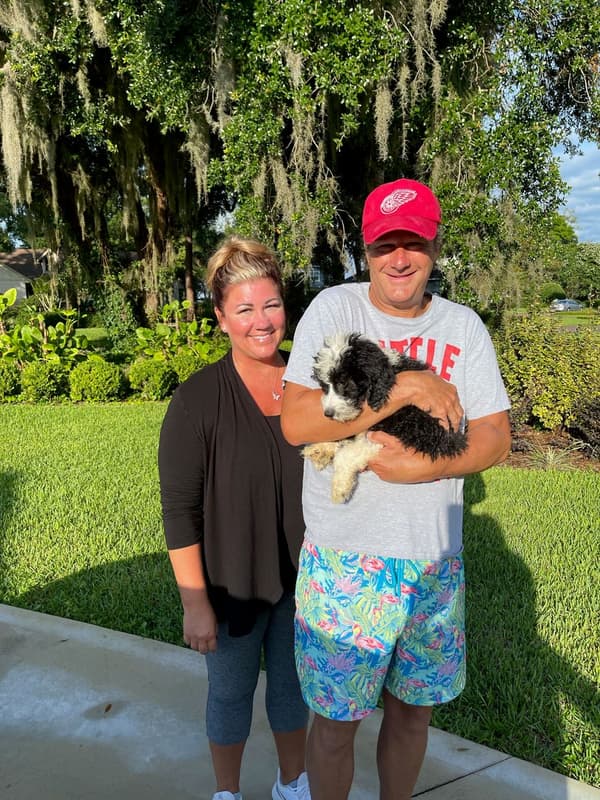 Customer photo of Sheepadoodle puppy from Gerald H.