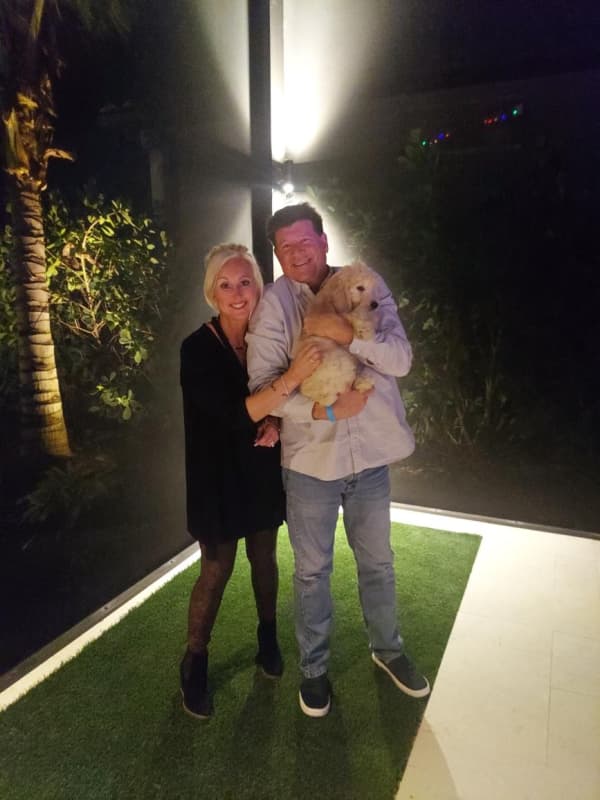 Customer photo of Goldendoodle puppy from Sharon G.