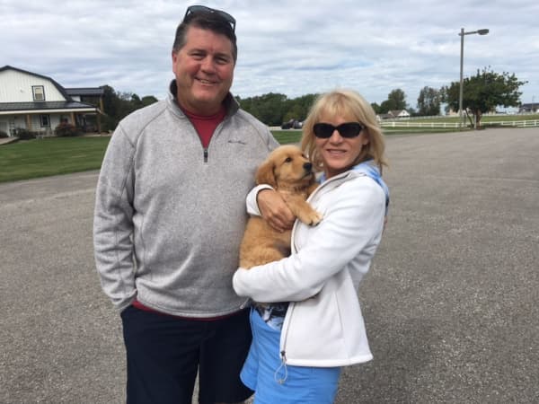 Customer photo of Golden Retriever puppy from Mike J.