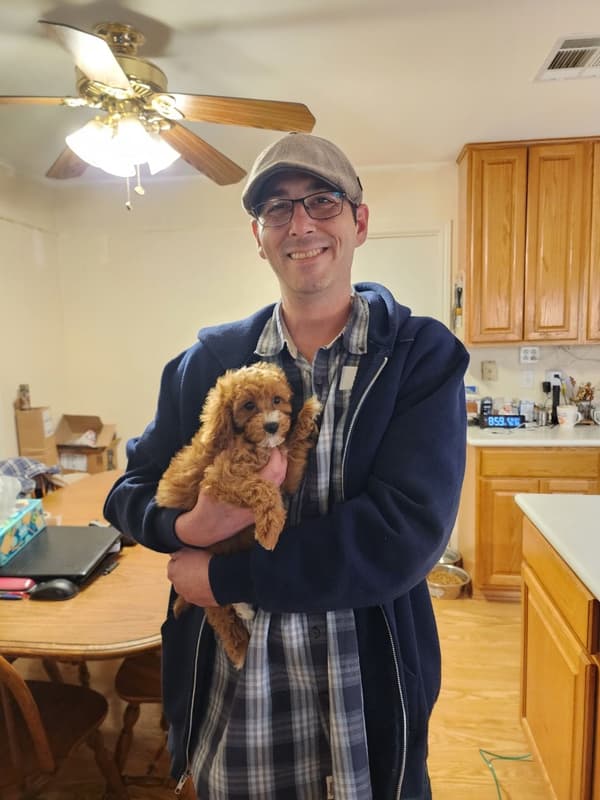 Customer photo of Cavapoo puppy from Devin W.
