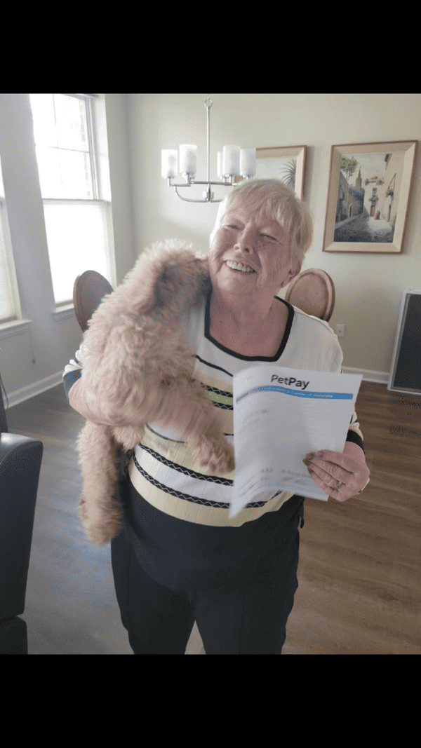 Customer photo of Goldendoodle, Mini puppy from Carolyn S.