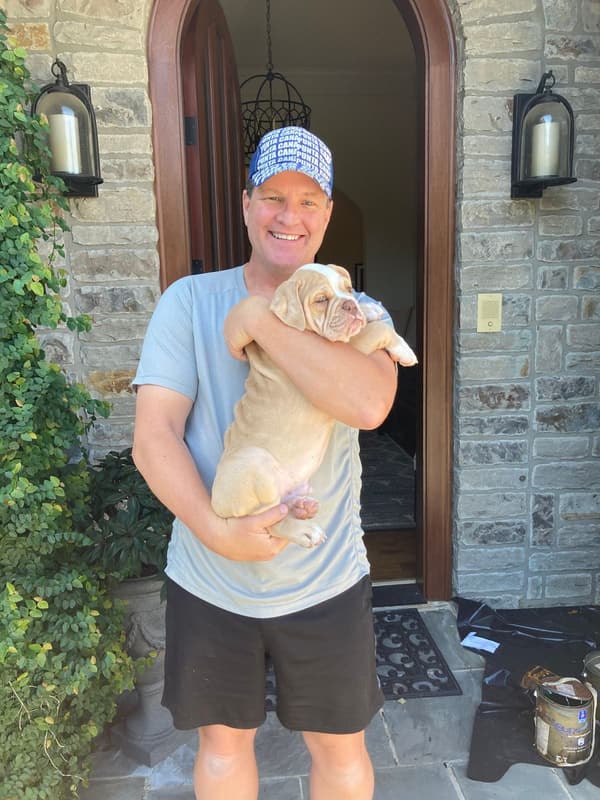 Customer photo of Olde English Bulldogge puppy from Andrea P.