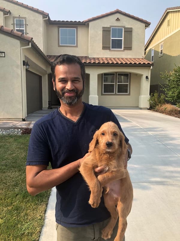 Customer photo of Labradoodle puppy from Laks T.