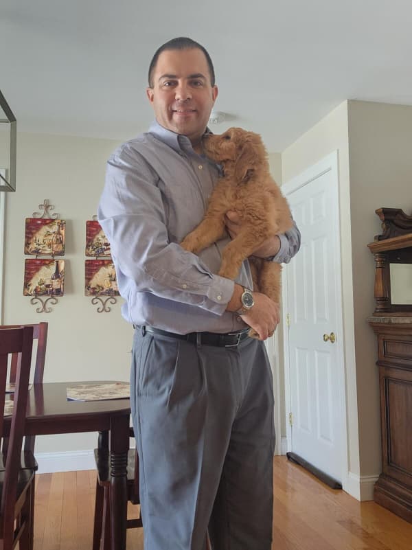 Customer photo of Goldendoodle puppy from Michael I. 