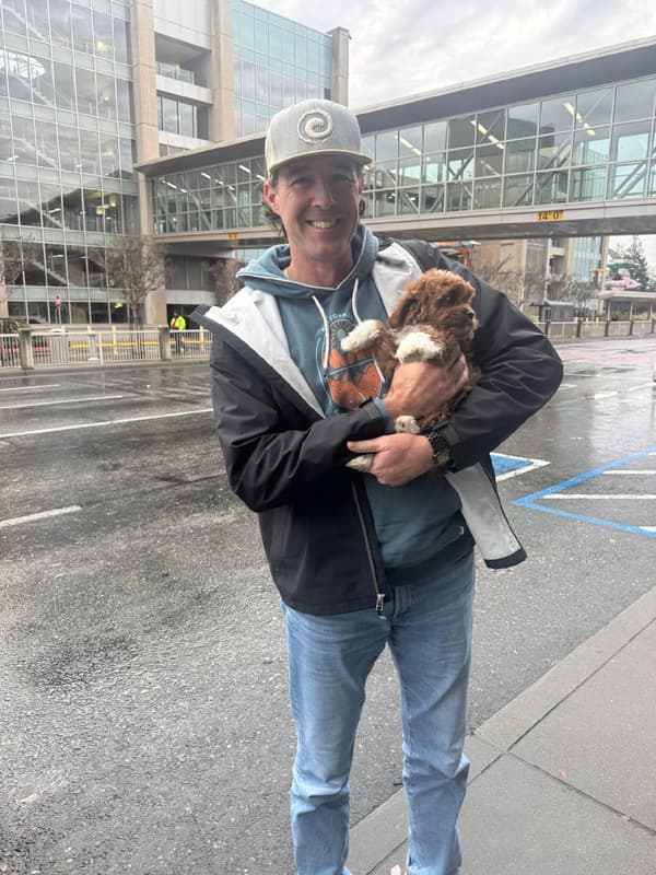 Customer photo of Cavapoo puppy from Brian S.