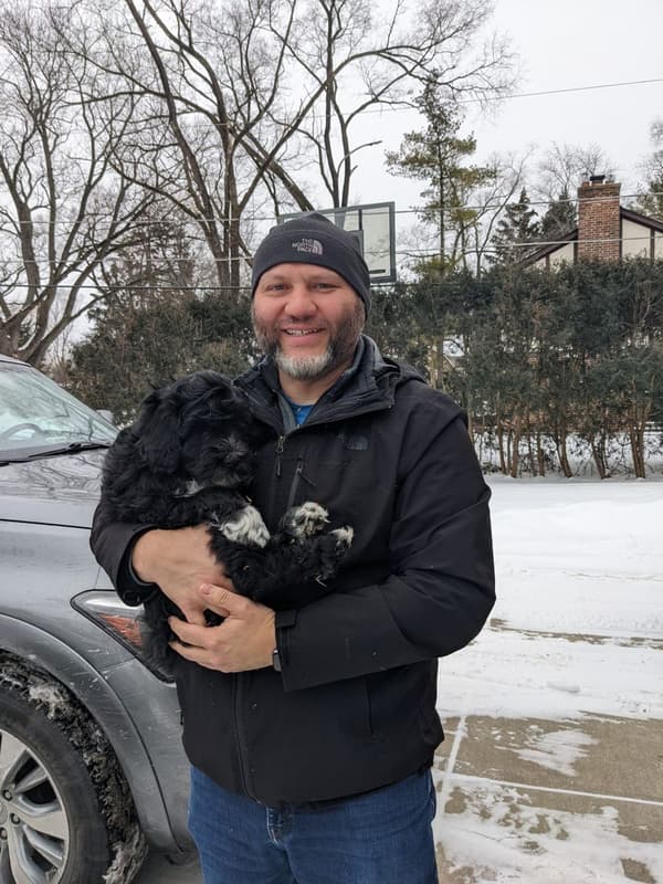 Customer photo of Portuguese Water Dog puppy from John Z.