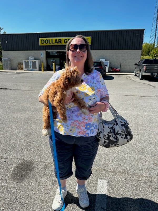 Customer photo of Cavapoo puppy from Lori L.