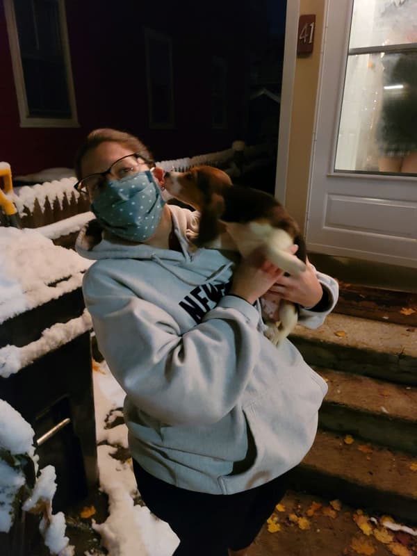 Customer photo of Beagle puppy from Kristen N.